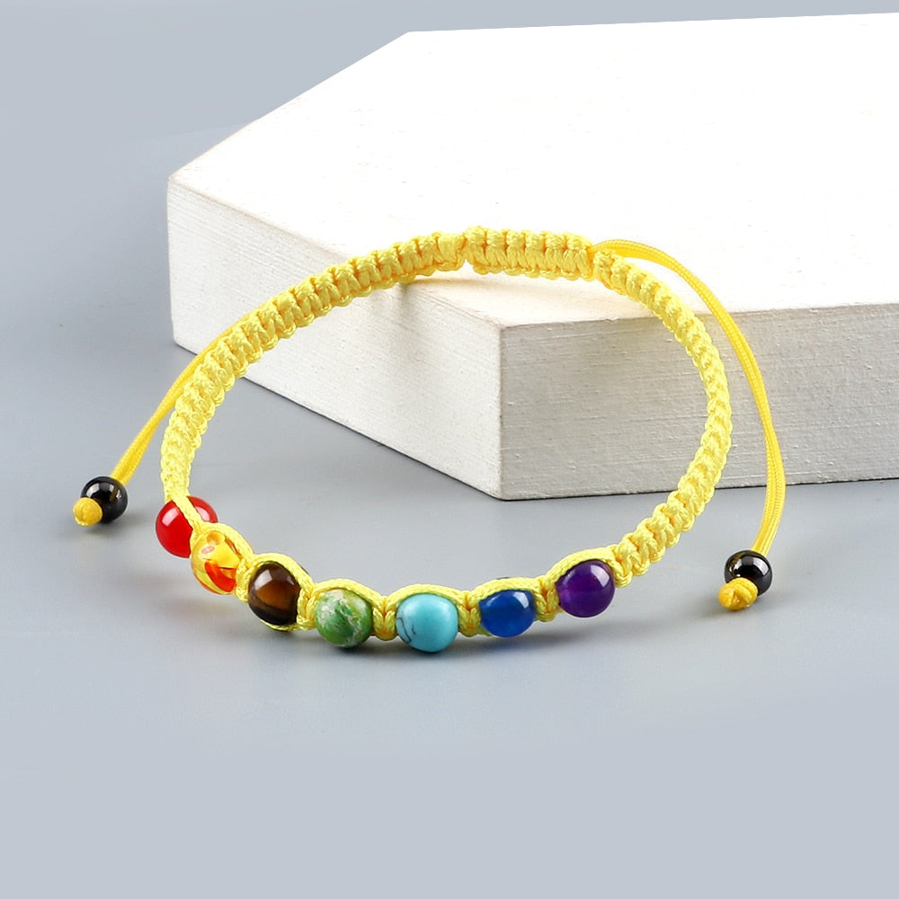 Handmade Beads Bracelet 6mm Natural Stone String