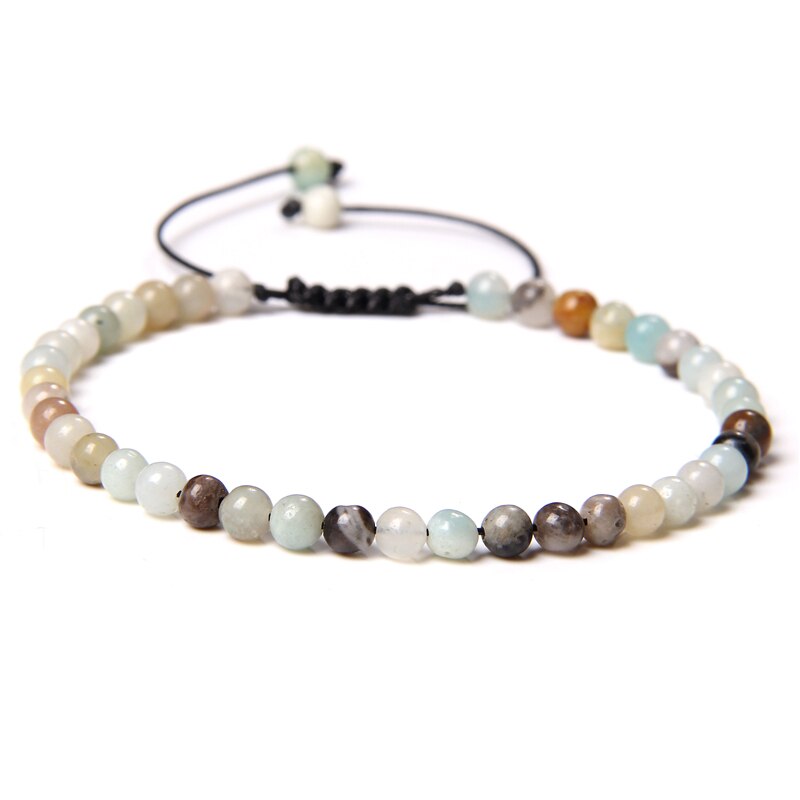 Handmade Natural Agates Jades Quartz Stone Beaded
