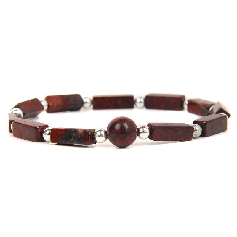 Natural Tiger Eye Bracelets Men Handmade