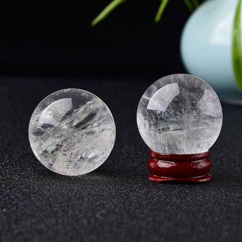 Crystal Ball Clear Quartz Energy Healing Stone