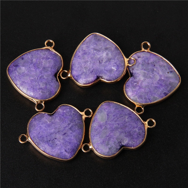 New Arrival Natural Stone Crystal Pendant Charm