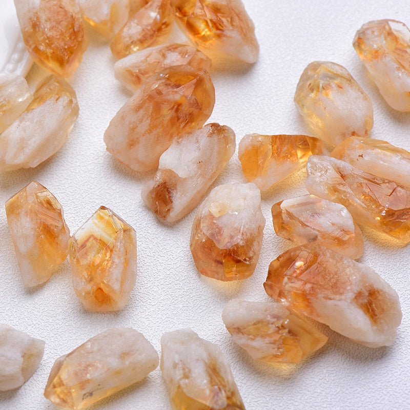Citrine Ore crystal Repair Rock Mineral Specimen Collection