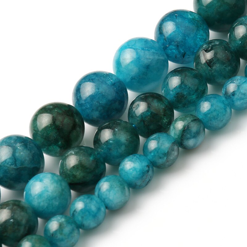 Blue Style Natural Stone Turquoises Agates Jades Lapis
