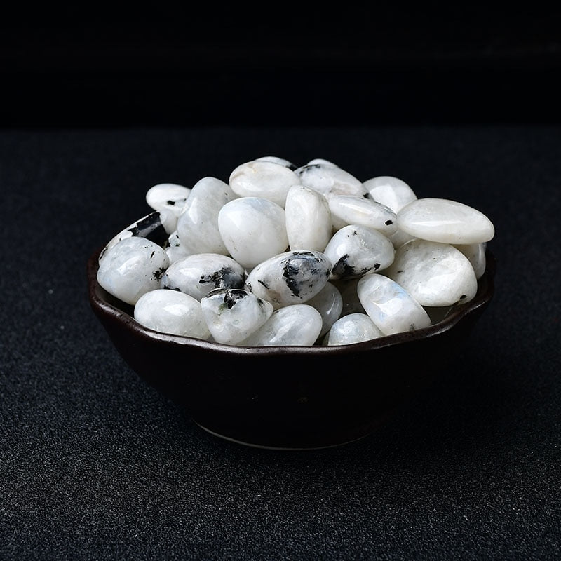 Natural Moonstone Crystal Quartz Gravel