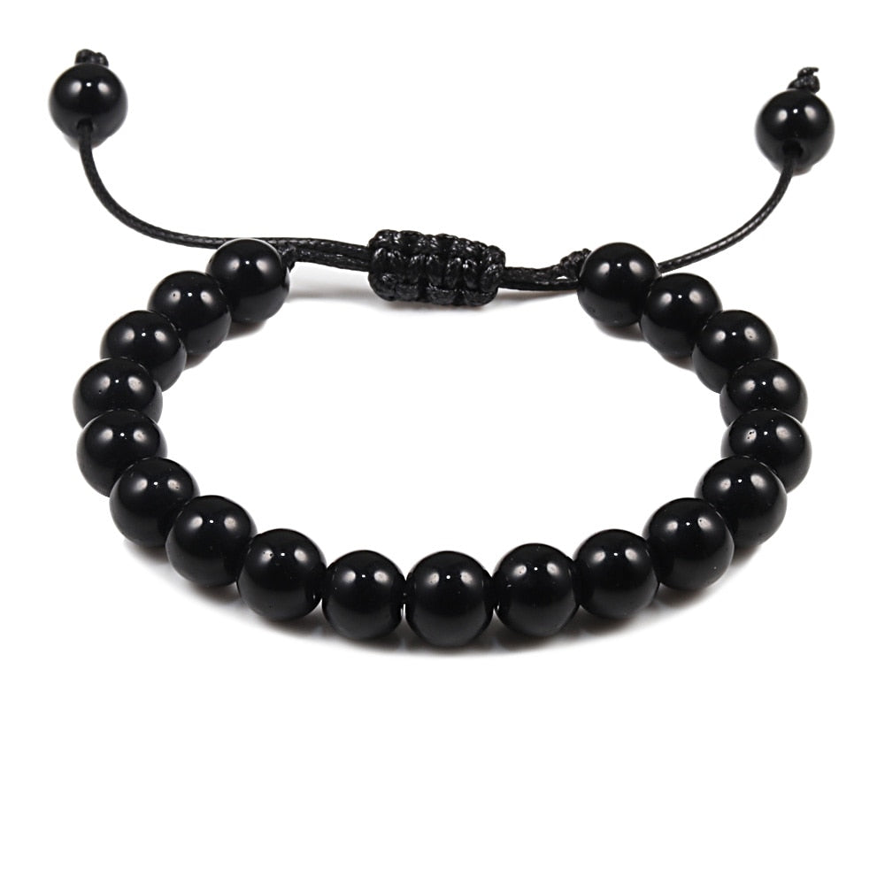 Adjustable Tiger Eye Beads Bracelets Red Energy