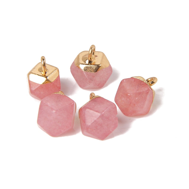 Stone Crystal Pendant For Earrings Necklace Charm