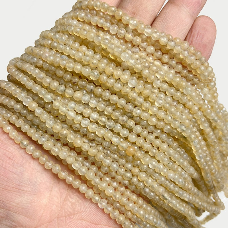 Natural Jades Agates Stone Beads Loose Isolation