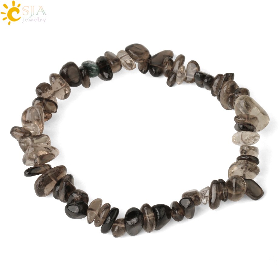 Irregular Chips Natural Stone Bracelet Asymmetry
