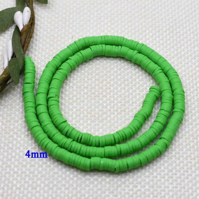 Flat Round Handmade Round Polymer Clay Chip