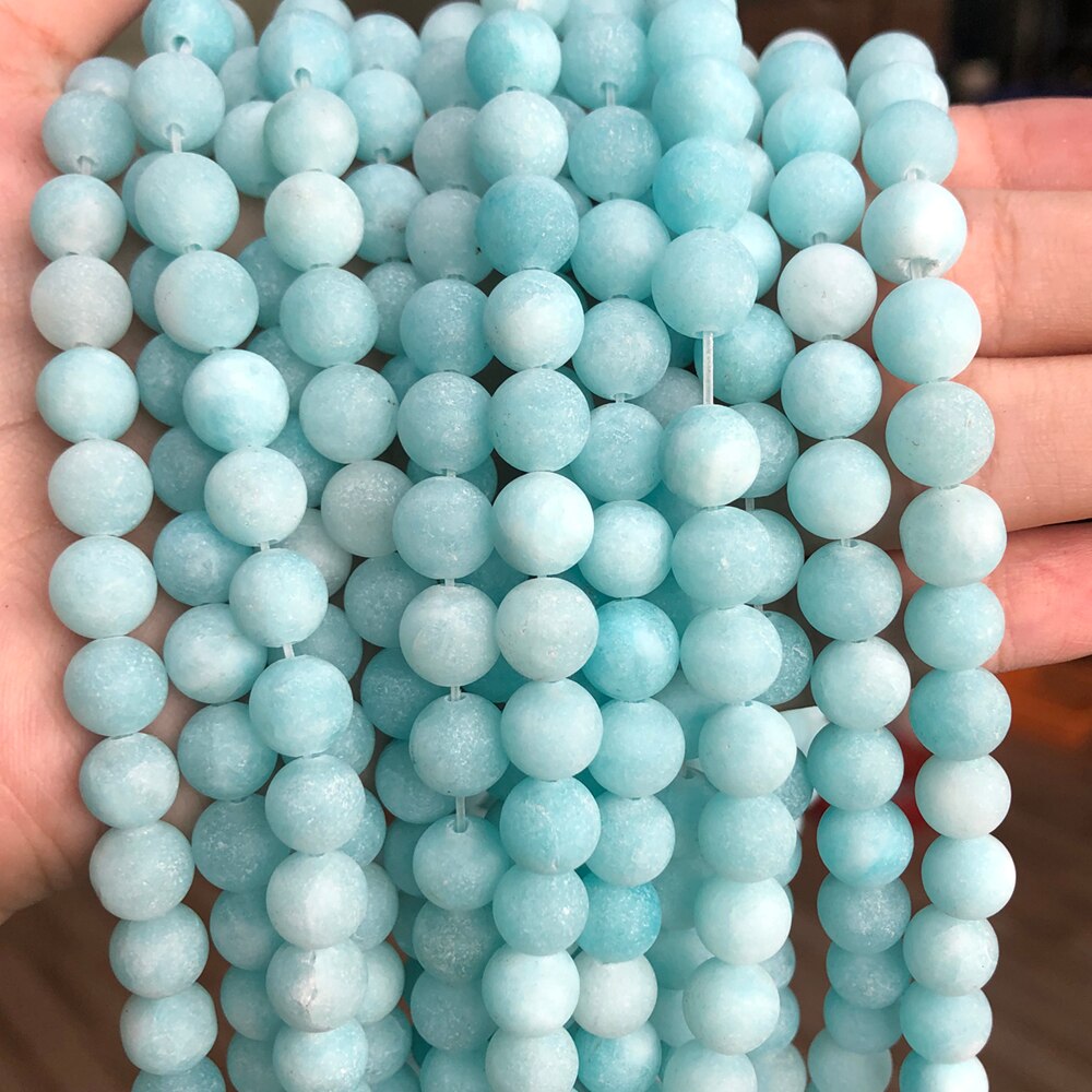 Blue Style Natural Stone Turquoises Agates Jades Lapis