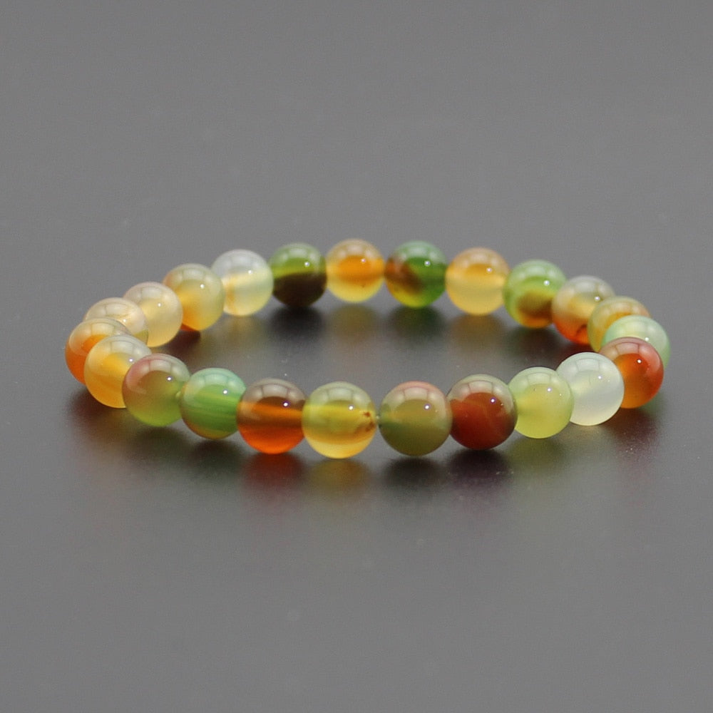Natural Stone Quartz Bracelet Yoga Chakra Healing