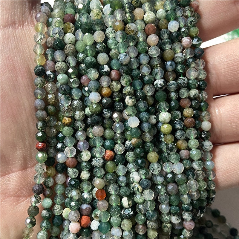 Natural Stone Beads Blue Quartzs Crystal Turquois
