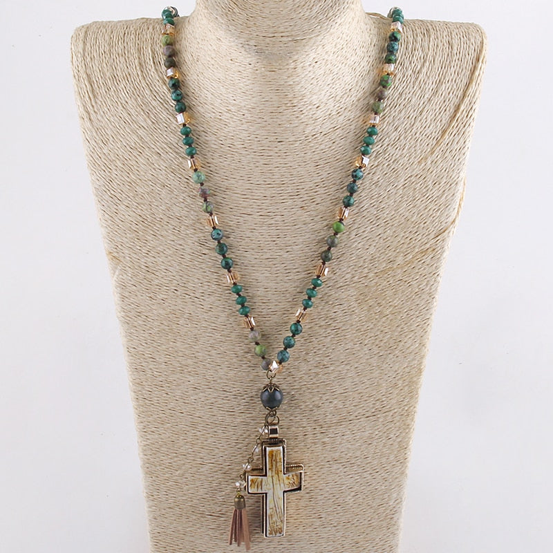 Bohemian Jewelry Accessory Multi Natural Stones