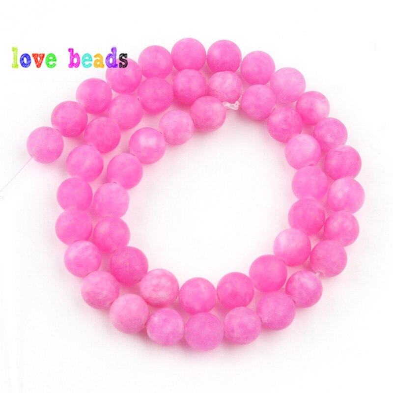 Matte Stone Beads Dull Polish Amazons Jades