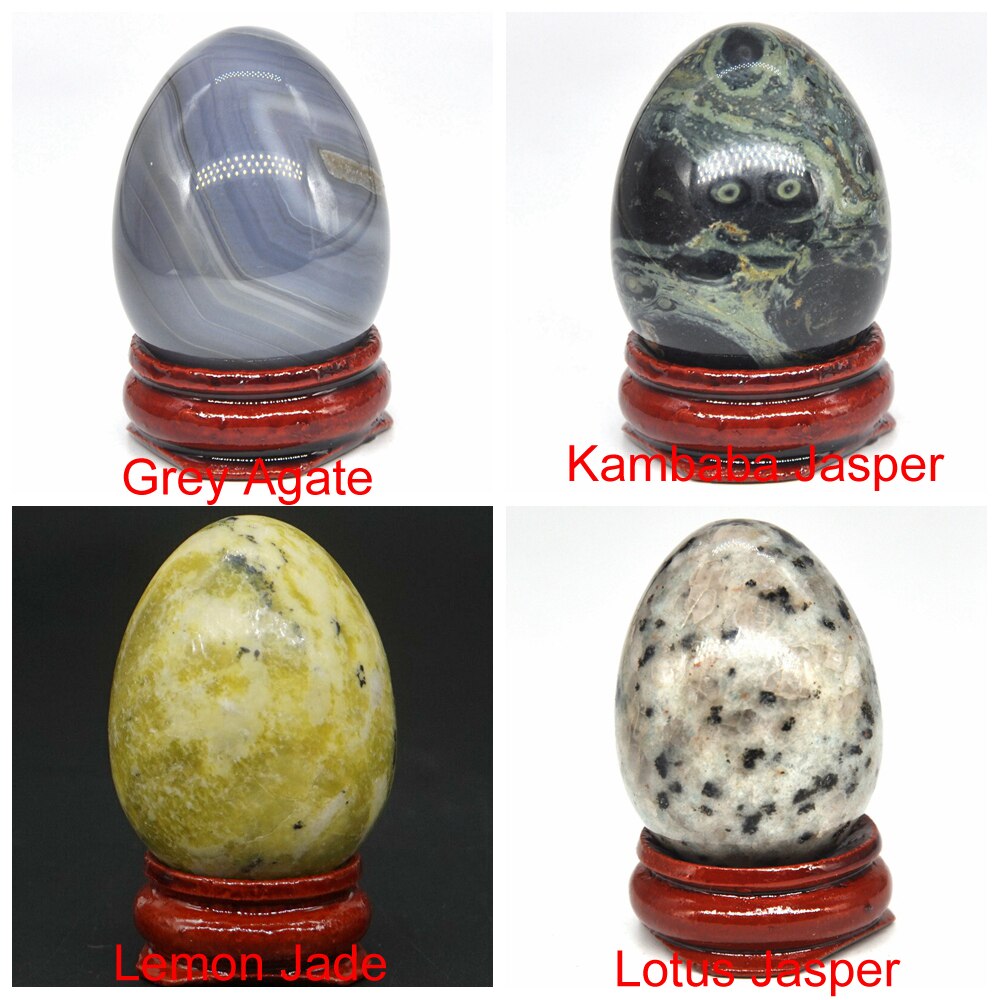 Egg Shaped Stone Natural Healing Crystal Kegel