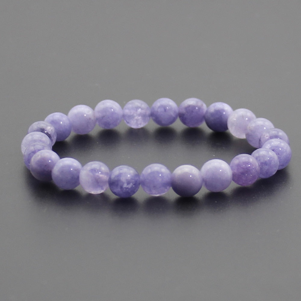 Natural Stone Quartz Bracelet Yoga Chakra Healing