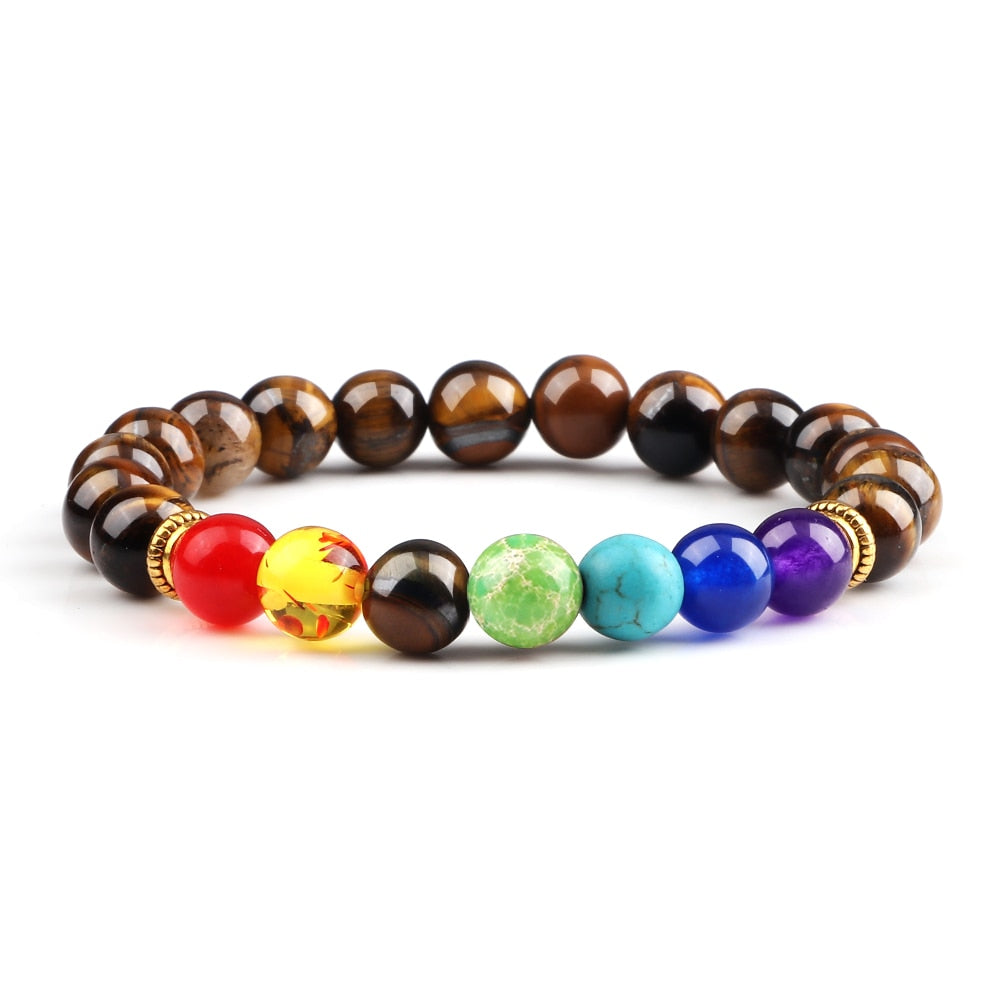 Chakra Beads Bracelet Fashion Charm Natural Stone