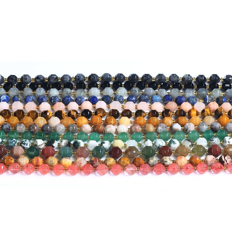 Red Crystal Agates Amethysts Turquoises Beads