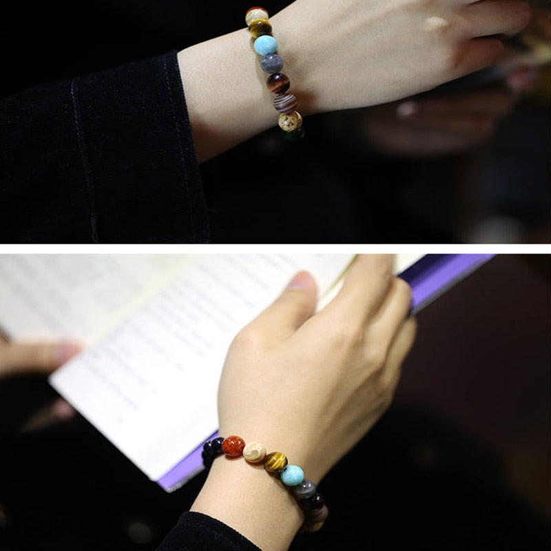 Men Bracelet for Men Women Natural Stone Beaded