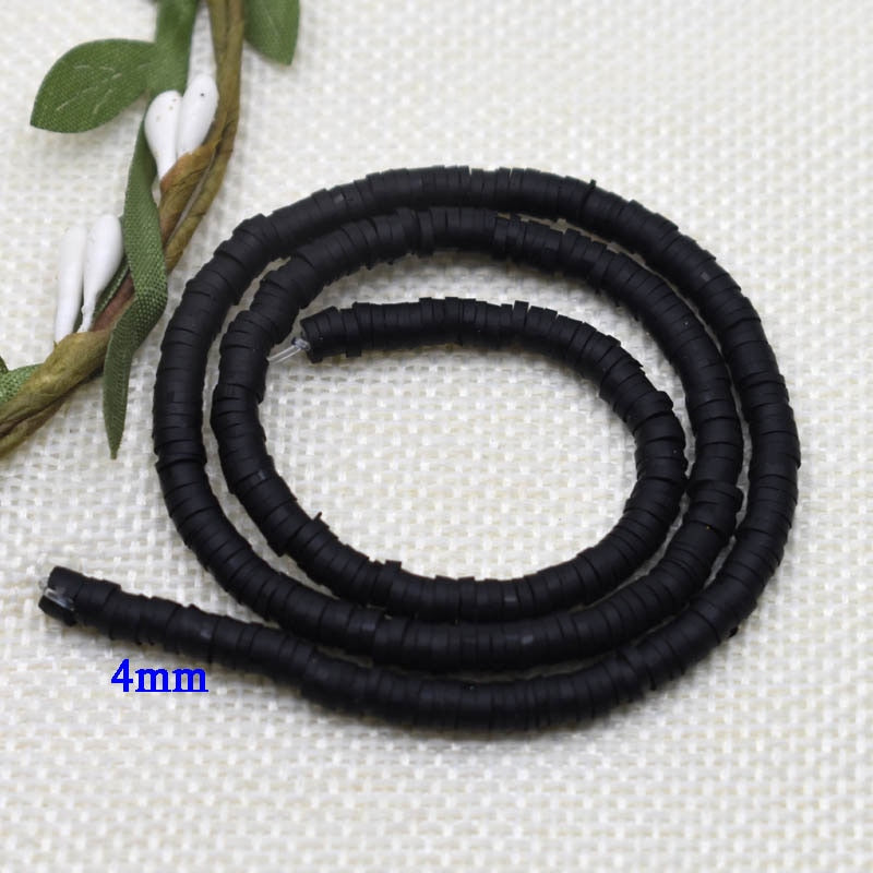 Flat Round Handmade Round Polymer Clay Chip
