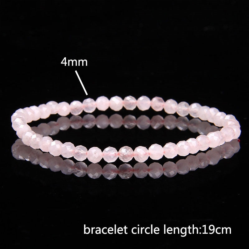 Minimalist Healing Tiny crystal stone Beads Bracelets