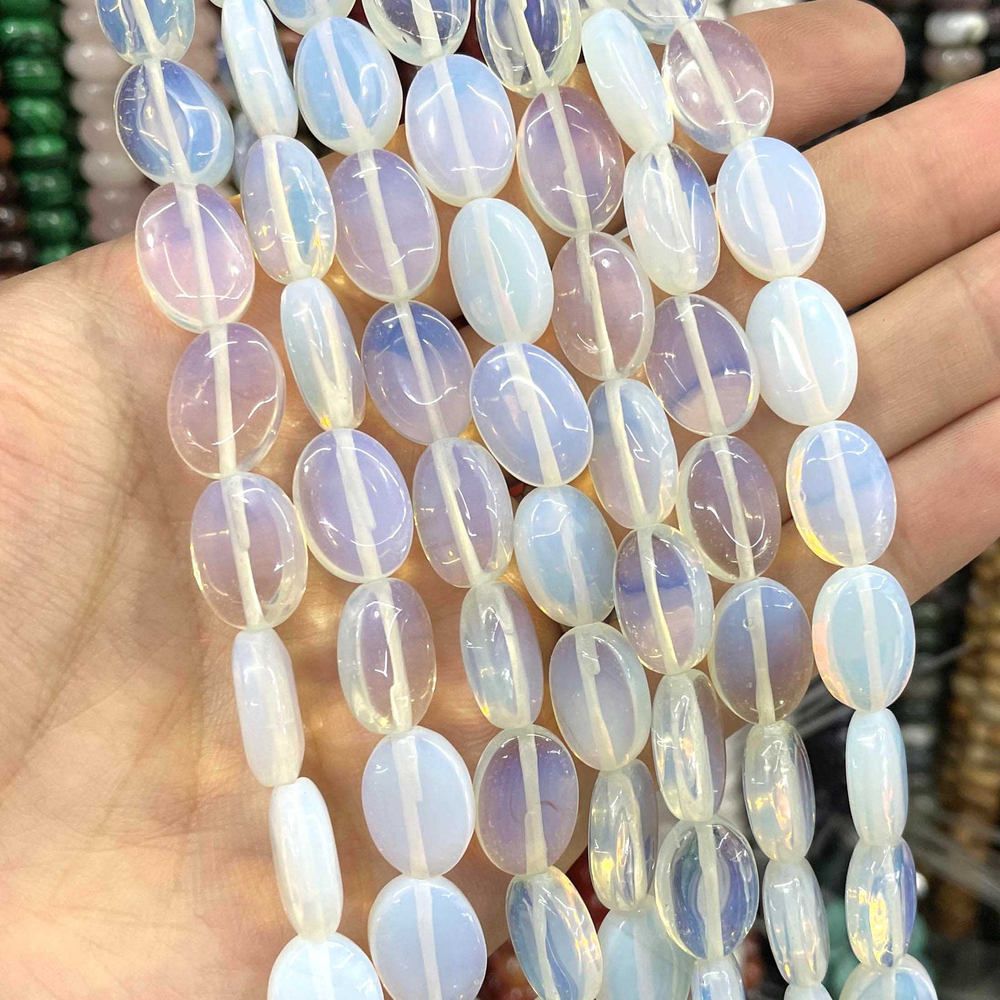 Agates Jades Crystal Loose Spacer Beads