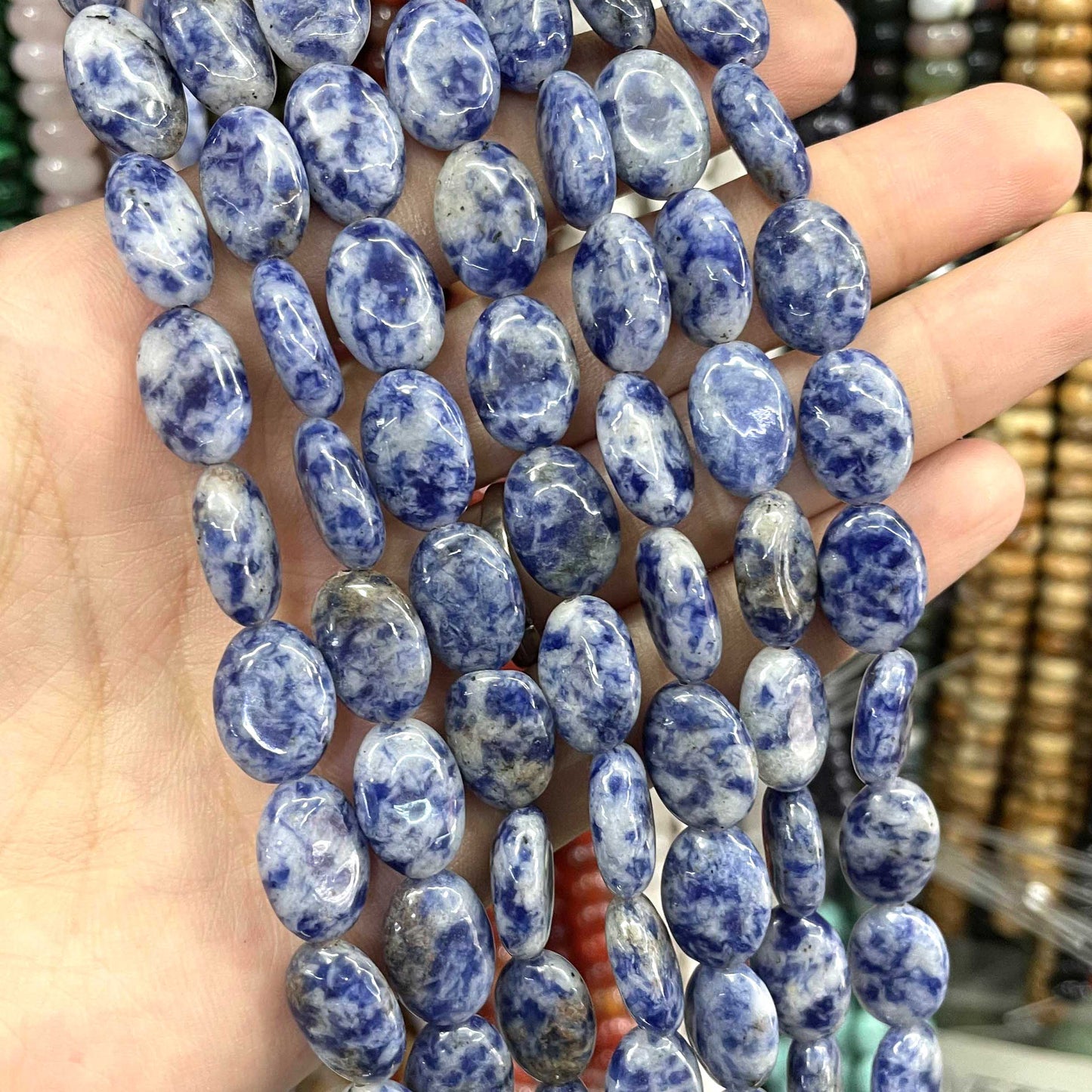 Agates Jades Crystal Loose Spacer Beads