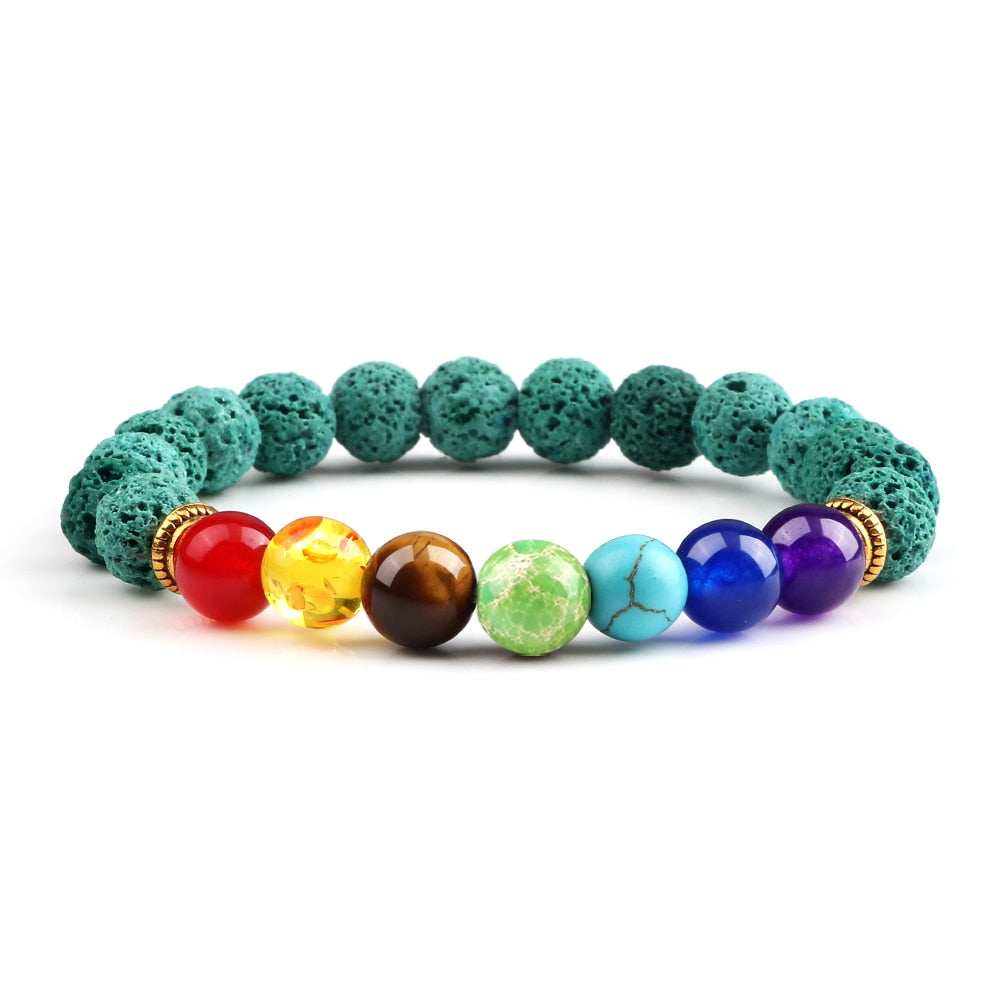 Chakra Beads Bracelet Fashion Charm Natural Stone