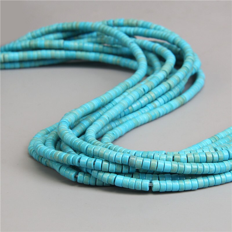 Natural Rondelle Stone Beads Flat Round Jaspers