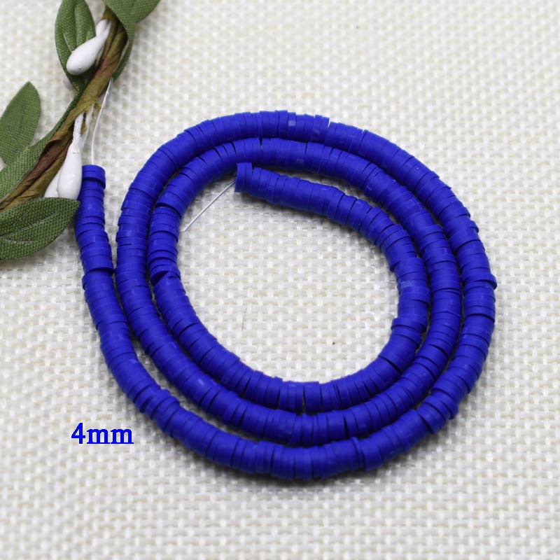 Flat Round Handmade Round Polymer Clay Chip