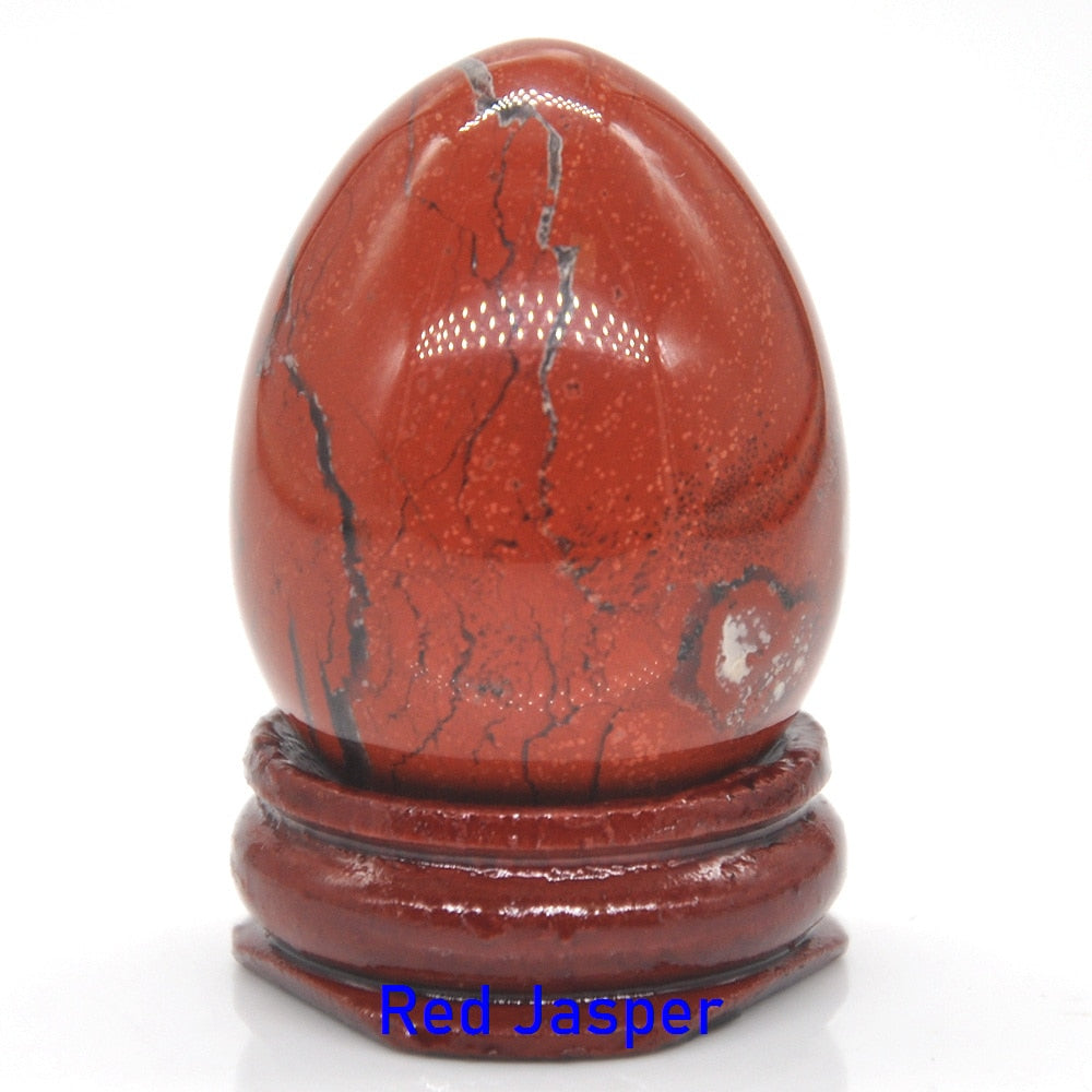 Egg Shaped Stone Natural Healing Crystal Kegel