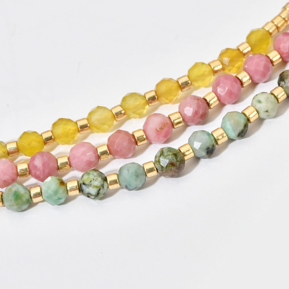 Thin Fashion Natural Stone Bracelet Girls Friends