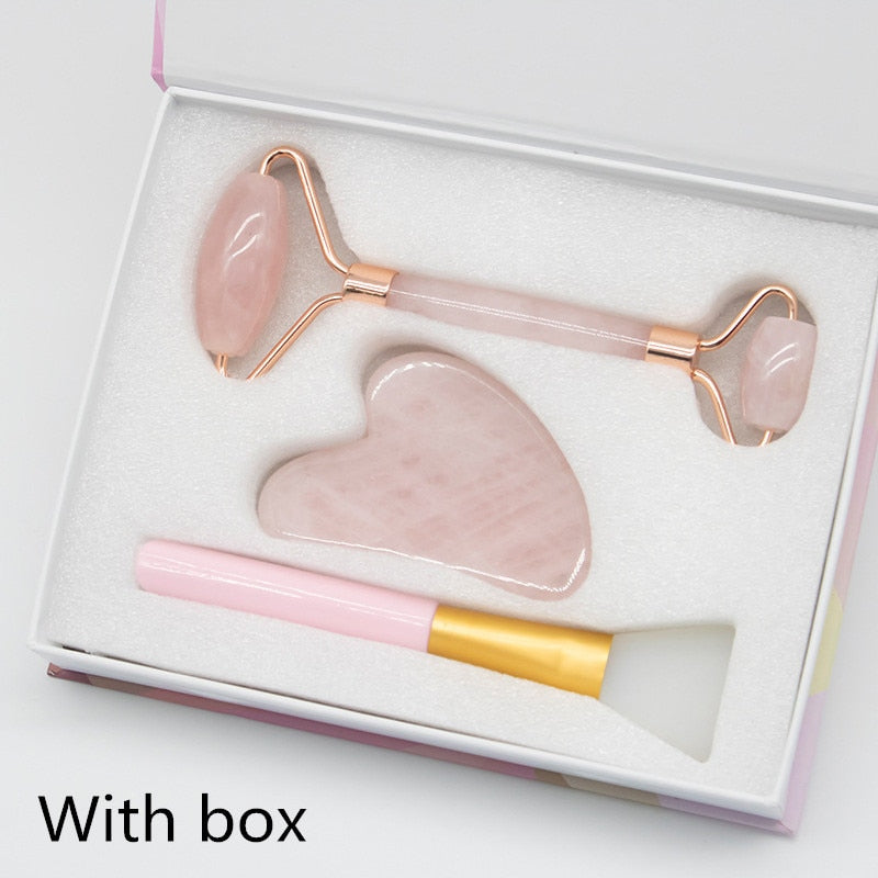 Roller Face-lifting Massager Natural Jade Facial