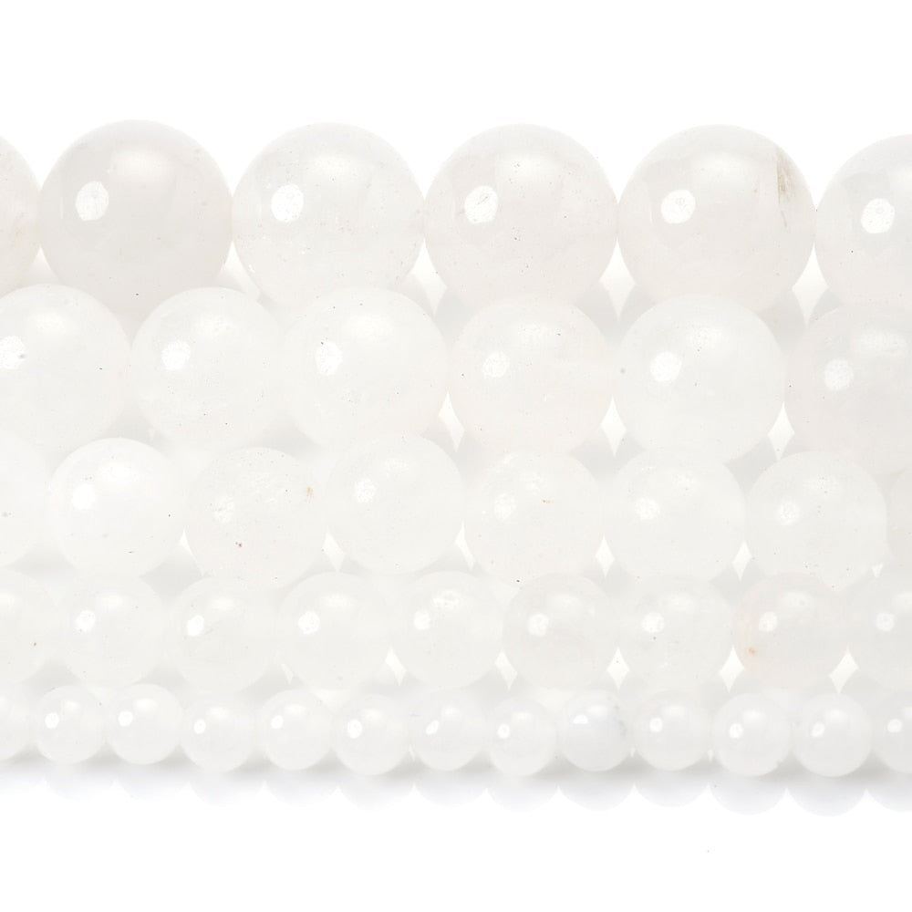Stone Multicolor Chalcedony Jades Spacer Beads
