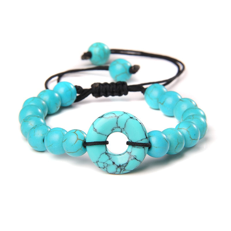 Lucky Jad Bracelets Men Natural Moss Bracelet