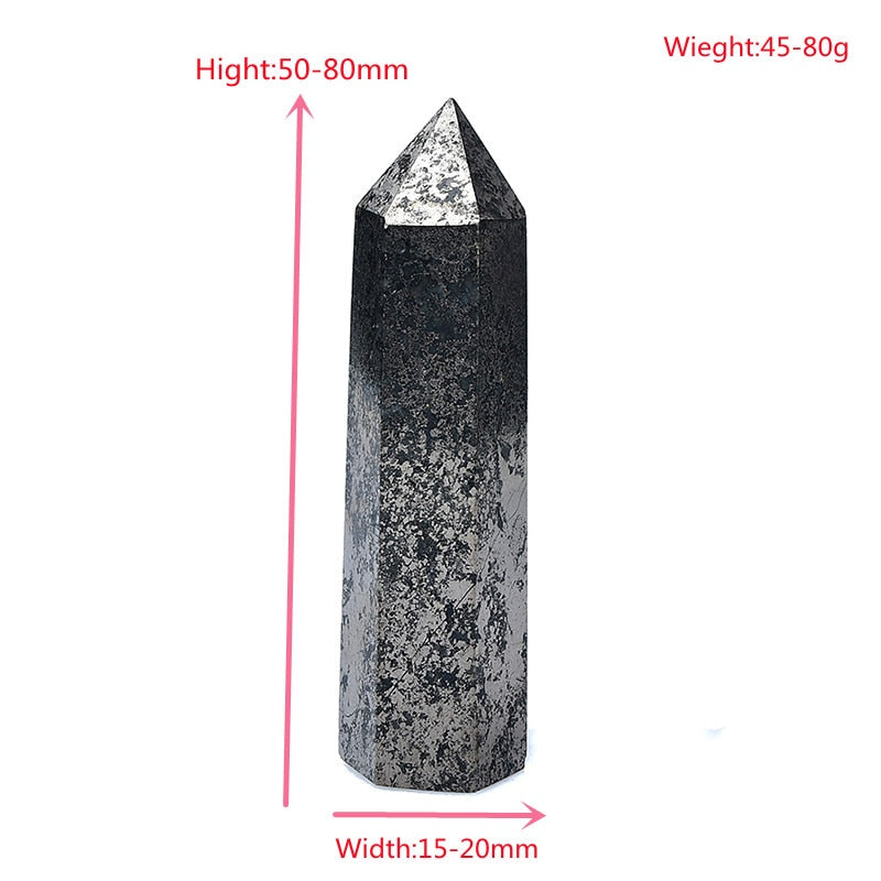 Natural Hematite Crystal Point Healing Stone