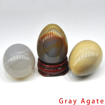 Egg Shaped Stones Natural Gemstone Hand Polished