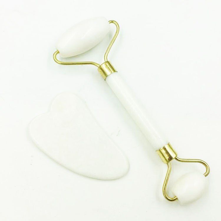 Gua Sha Massager Tool Massage Jade Roller Set