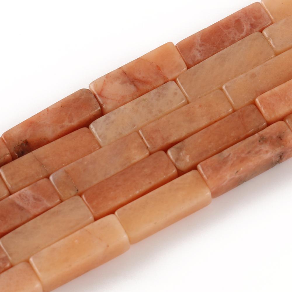 Natural Stone Rectangle Tiger Eye Labradorite Opal Jades