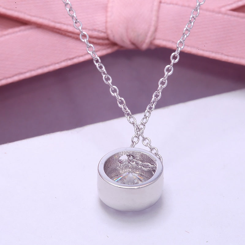 D color Round Excellent Cut Moissanite Bezel
