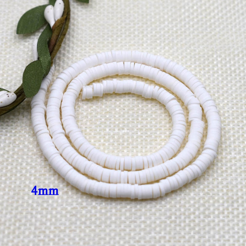Flat Round Handmade Round Polymer Clay Chip