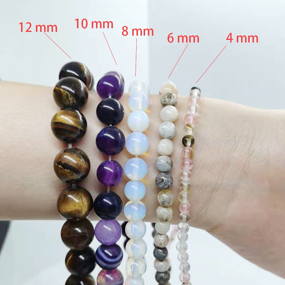 Stone Multicolor Chalcedony Jades Spacer Beads