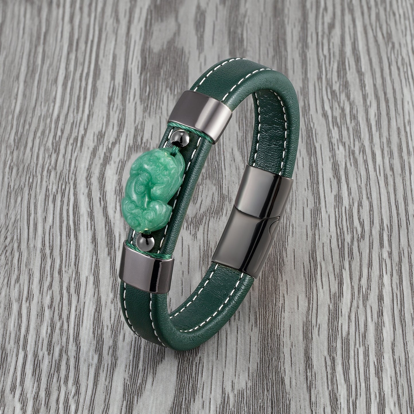 New Natural Dongling Jade Pixiu Jewelry Lucky Bracelet