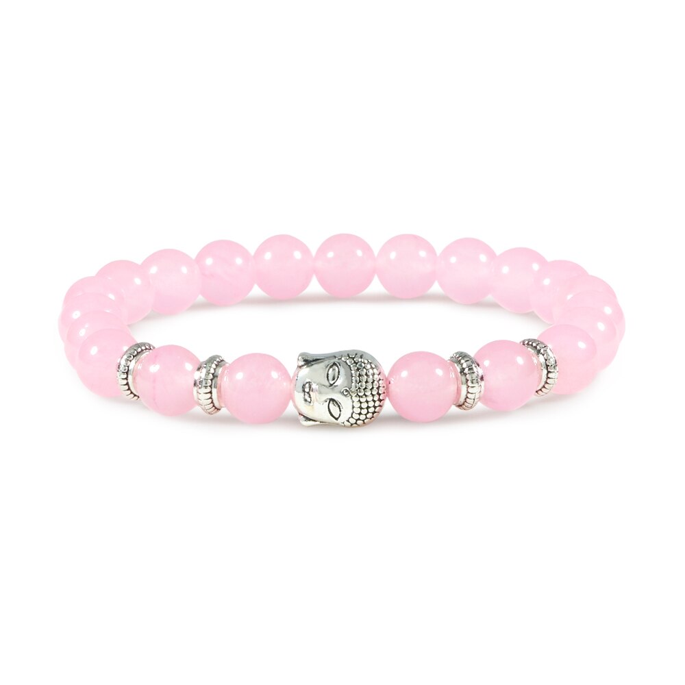 Reiki Tiger Eyes Beaded Buddha Bracelet Natural Stone