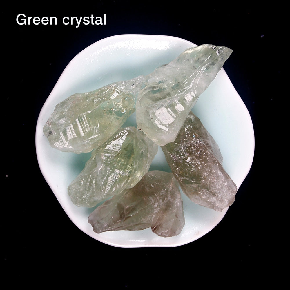 Irregular Crystal Quartz Rock Healing Ore Ornament