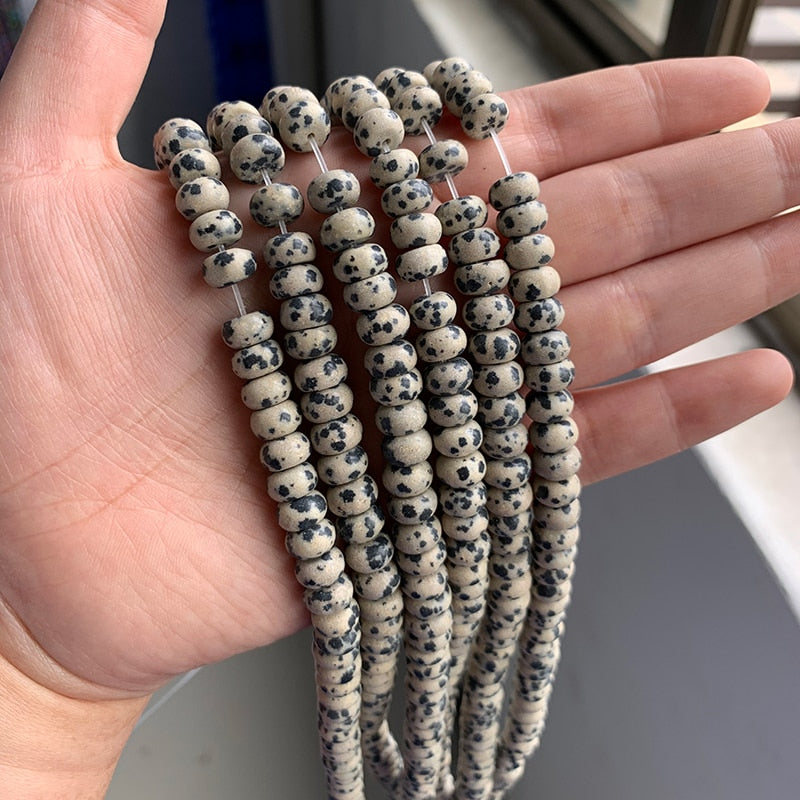 Abacus Beads Rondelle Shape Lapis Jaspers Jades Amazonite