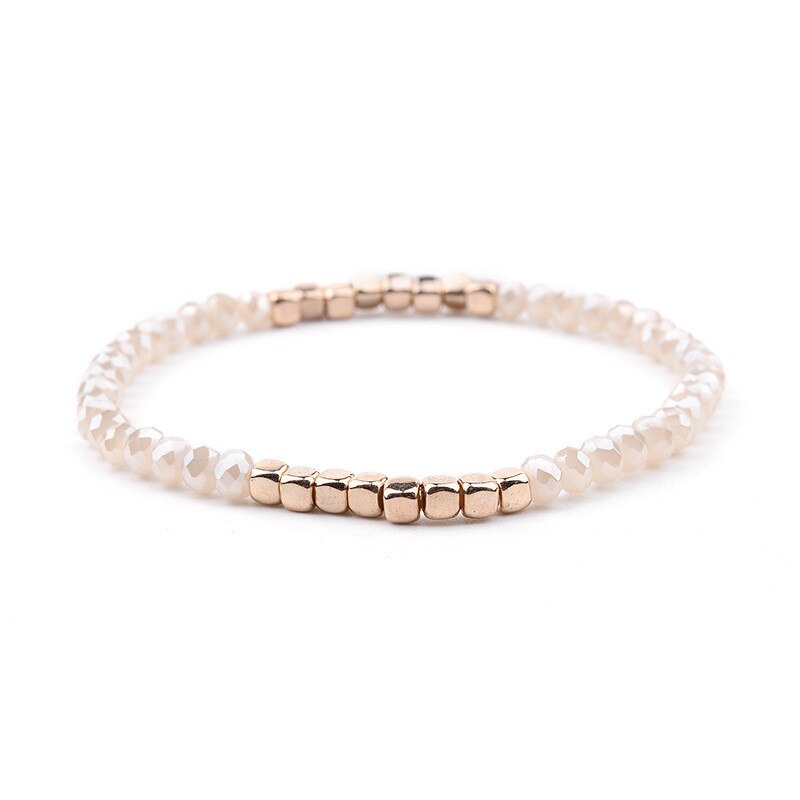 Natural Crystal Bracelets Delicate Beaded