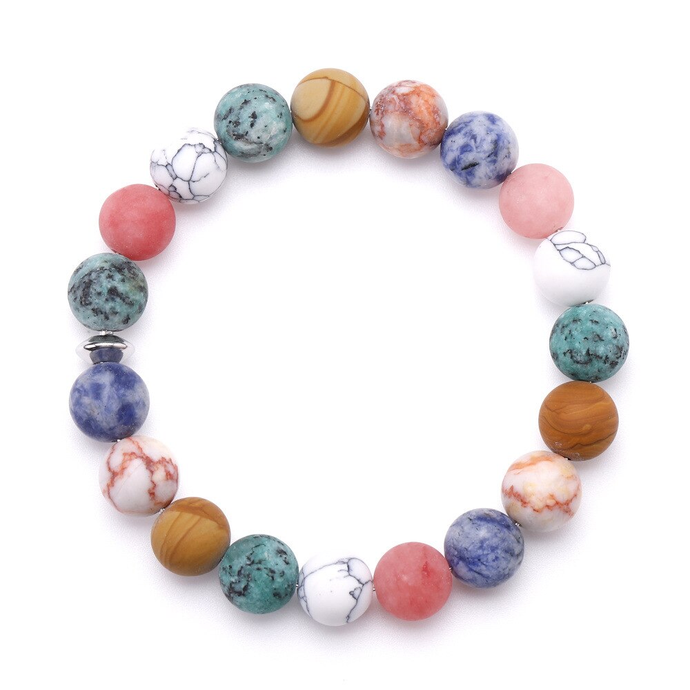 Men Bracelet for Men Women Natural Stone Beaded