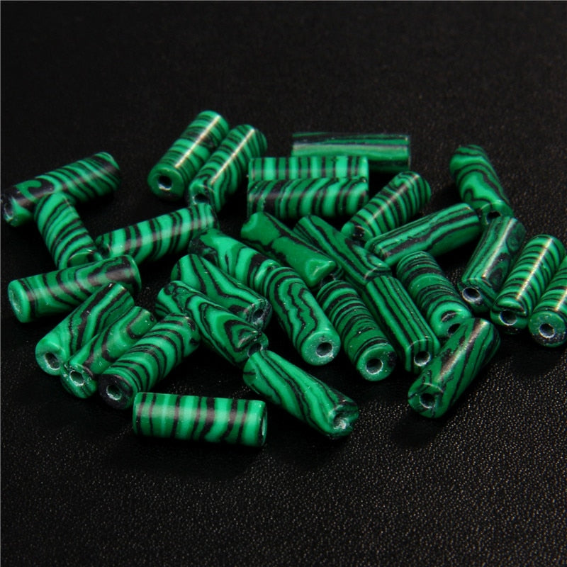 Cylinder Shape Stone Beads Jaspers