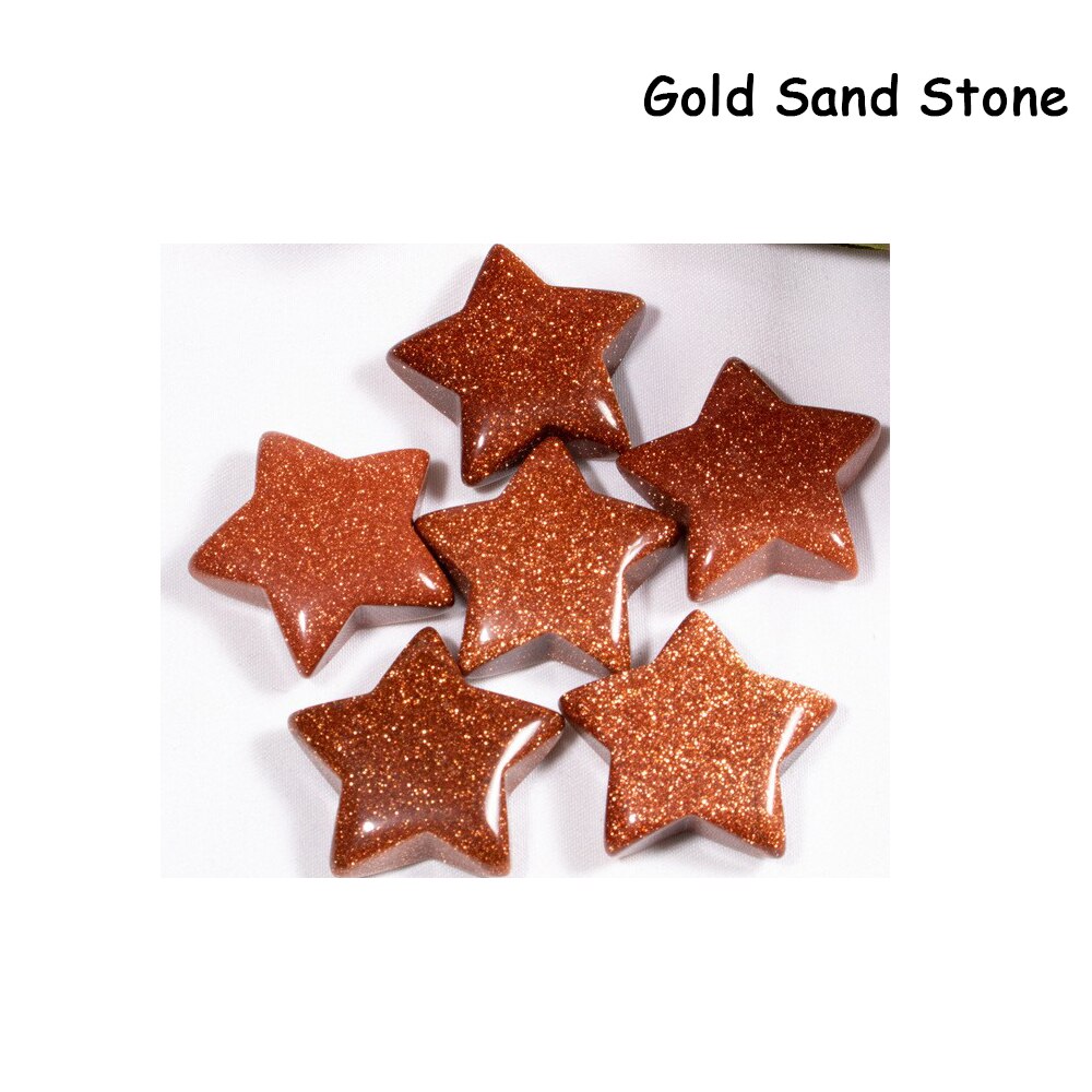 Pentagram Statue Rose Quartz Amethyst Healing Crystal